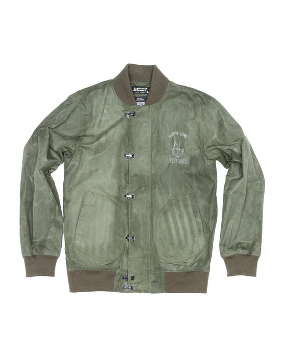 L1 Flat Top Bomber Jacket Mens Size Large Military