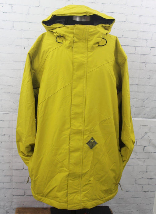 Bonfire Fremont Snowboard Jacket, Men's Large, Maize Yellow New