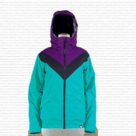 Ride Fremont Insulated Snowboard Jacket, Women's Size Medium, Aqua Twill