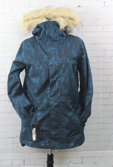 Nikita Freya Jacquard Ski and Snowboard Jacket Women's Small Orion Blue