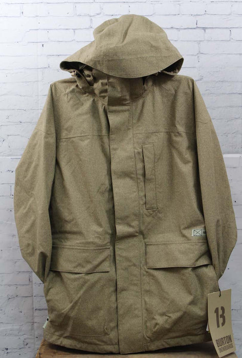 Burton GMP Thatcher Snowboard Jacket Mens Large Burlap New