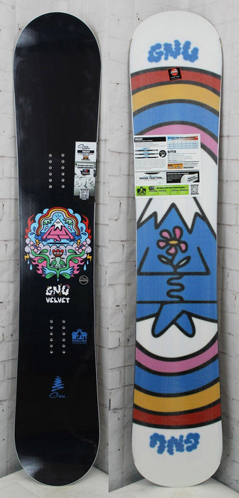 GNU Velvet Women's Snowboard 153 cm, Asymmetrical Twin, New 2026