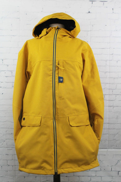 Ride Georgetown Shell Snowboard Jacket Mens Large Golden