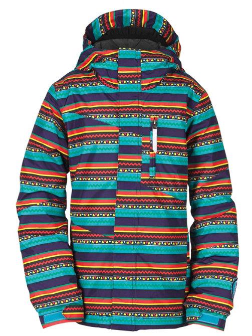 Bonfire Hazel Insulated Snow Jacket, Unisex Youth Medium (10-12) Rikrak Blue New