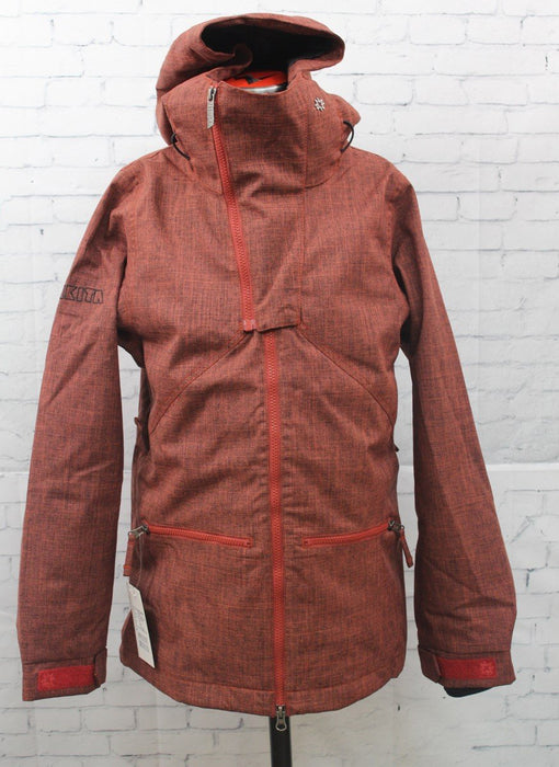Nikita Hel Two Tone Ski and Snowboard Jacket Women's Size Small Red Ochre