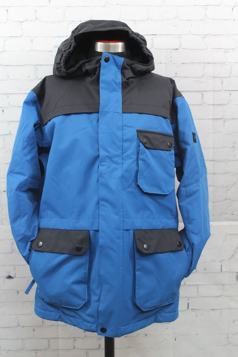 Ride Hemi Snowboard Jacket Boys Youth Medium Royal Blue