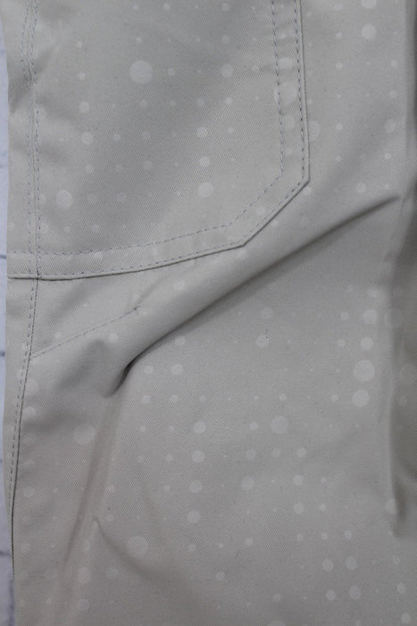 Ride Highland Shell Snowboard Pants Womens Medium Chalk Dot Emboss