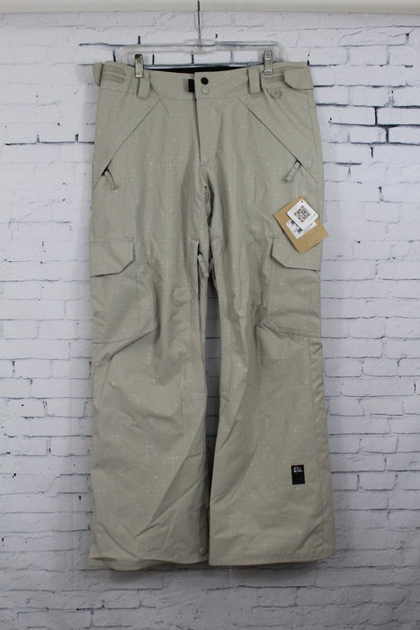 Ride Highland Shell Snowboard Pants Womens Medium Chalk Dot Emboss