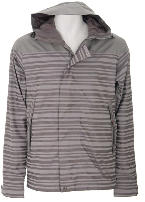 Holden Weston Stripe Shell Snowboard Jacket Men's Medium Pebble / Cinder Grey