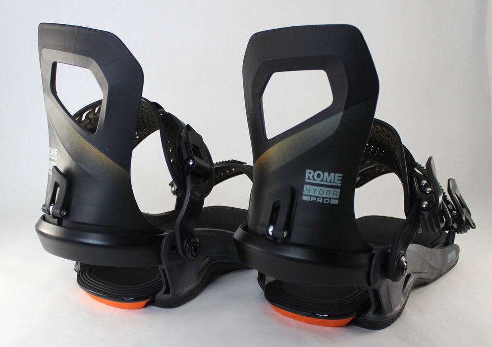 Rome Hydra HW Pro Snowboard Bindings M/L Womens US 9-11.5 Black/Slate 2026 Demo