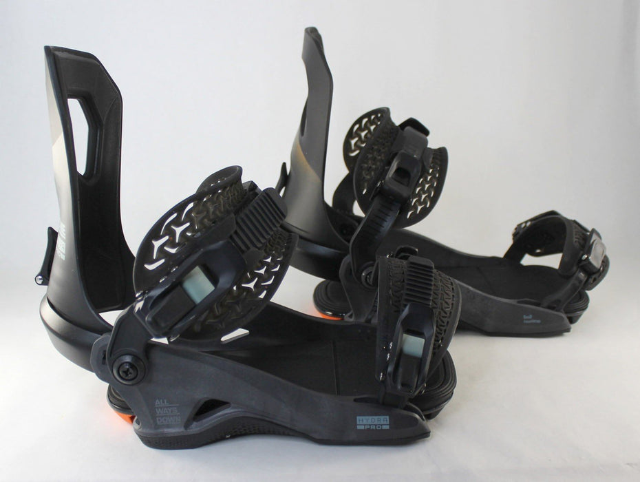 Rome Hydra HW Pro Snowboard Bindings M/L Womens US 9-11.5 Black/Slate 2026 Demo