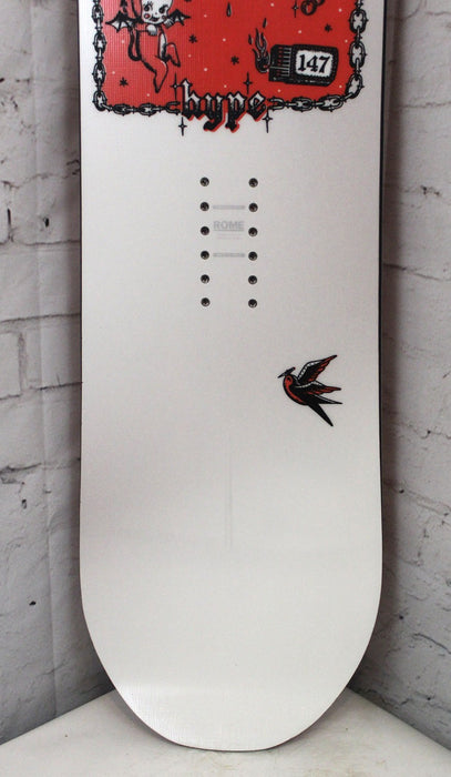 Rome SDS Women's Hype Snowboard Size 147 cm, True Twin, 2027 Demo