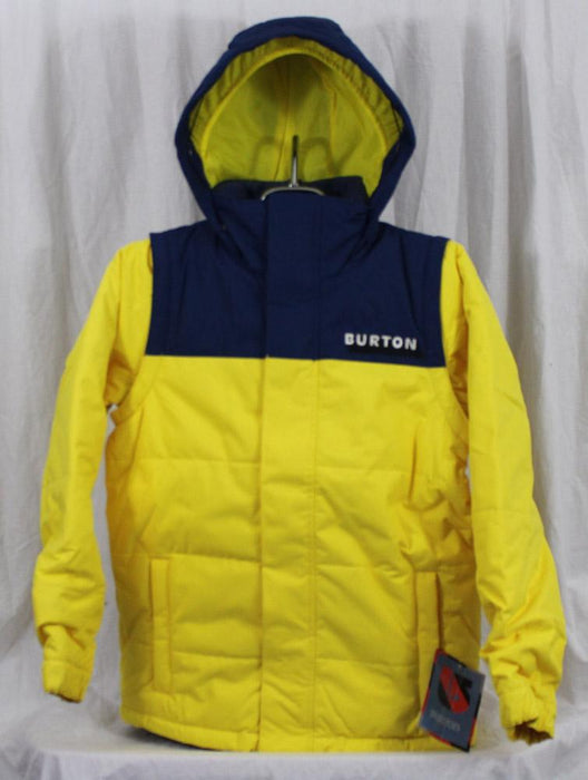 Burton Icon Puffy Insulated Jacket, Boy's Youth Medium (10-12), Peeps Yellow New