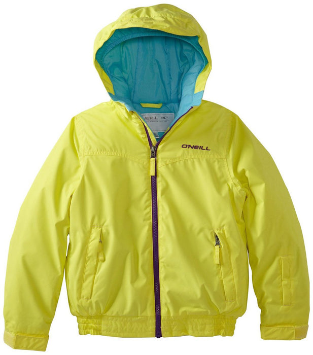 O'Neill Jewel Snowboard Jacket Girl's Youth Size 10 / 152 Limelight Yellow