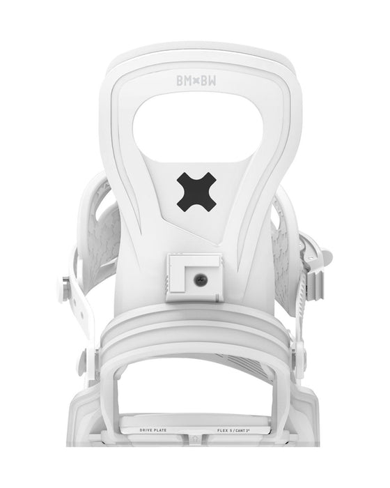 Bent Metal Joint Snowboard Bindings Medium (Men's 8-11), White New