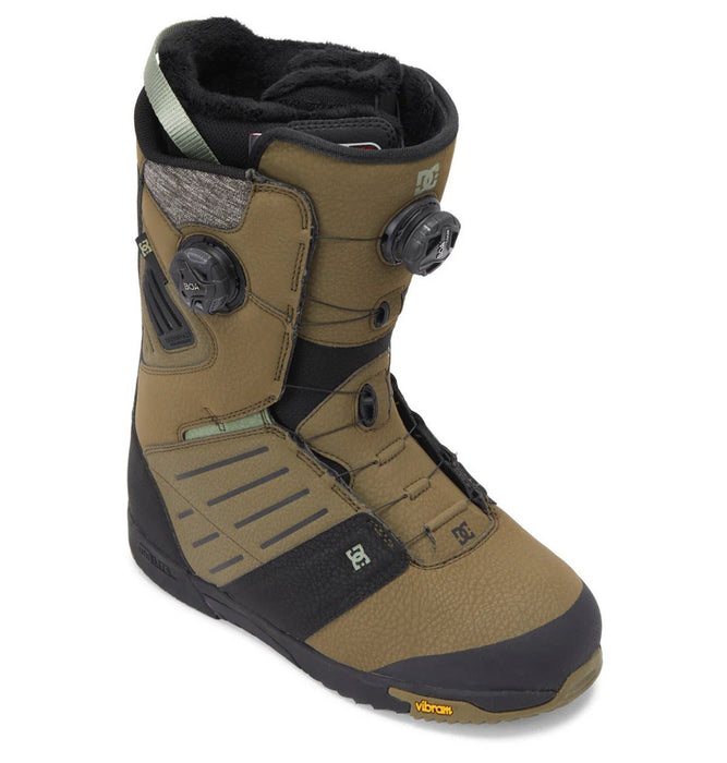 DC Judge Double Boa Snowboard Boots US Men's Size 10, Dark Olive New 2024