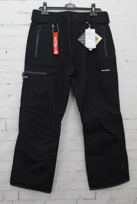 Volcom L Gore-Tex Shell Snowboard Pants, Men's Small Black New