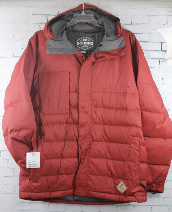 Bonfire Kam Insulated Snowboard Jacket, Men's Large, Redwood New