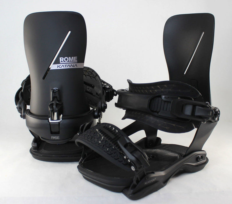 Rome Katana AW FASE Snowboard Bindings Small (Mens 5-7.5, Womens 6-9) Black 2027