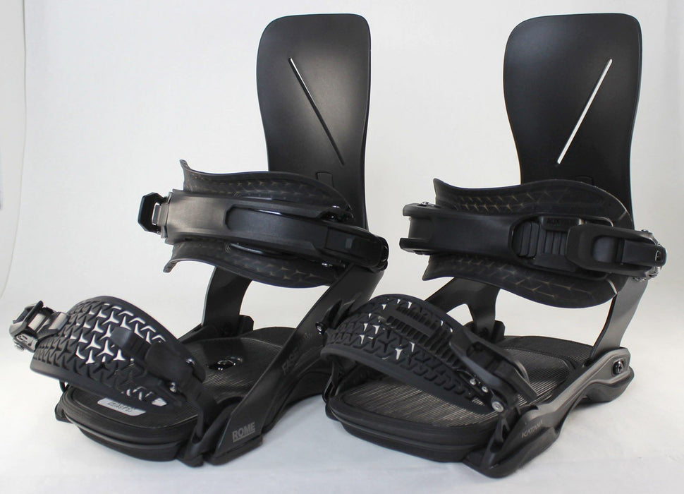 Rome Katana AW FASE Snowboard Bindings Small (Mens 5-7.5, Womens 6-9) Black 2027