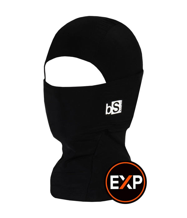 BlackStrap Kids Expedition Hood Balaclava Facemask Solid Black OSFM ages 2-7ish