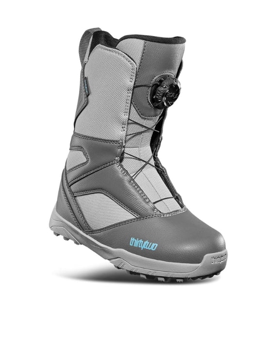 Thirtytwo Kids Boa Snowboard Boots Youth Size 3 Dark Grey/ Grey New 2026