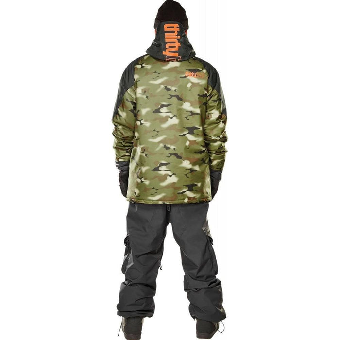 Thirtytwo Lashed Insulated Snow Jacket, Men's Extra Large XL, Camo New