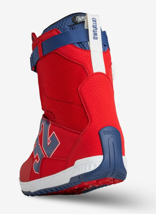 Thirtytwo Lashed XLT Double Boa Snowboard Boots Men's US Size 10 Red Blue White
