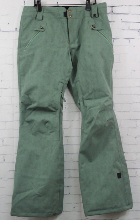 Ride Leschi Slim Fit Shell Snowboard Pants Womens Medium Seafoam