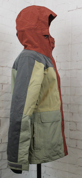 DC Liberate Snowboard Jacket, Women's Size Medium, Repurpose Tan Colorblock New