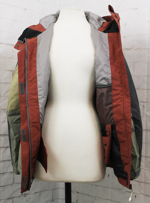 DC Liberate Snowboard Jacket, Women's Size Medium, Repurpose Tan Colorblock New