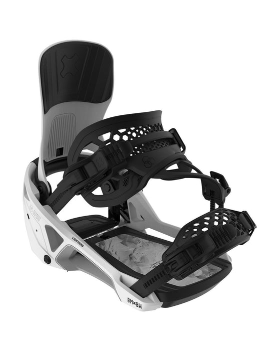 Bent Metal Lightning Supermatic Snowboard Bindings XL Men's 11-13 White New
