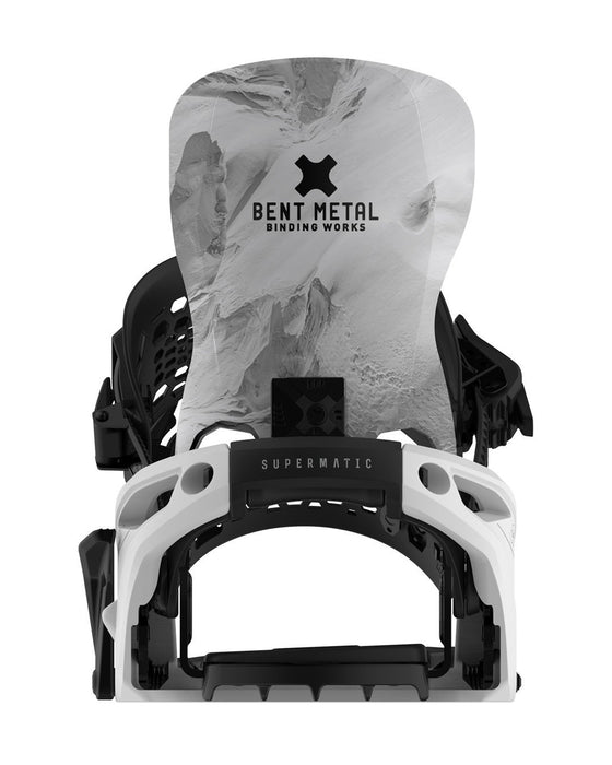 Bent Metal Lightning Supermatic Snowboard Bindings XL Men's 11-13 White New