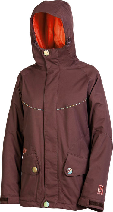 Nitro Limelight Snowboard Jacket, Women's Size Small, Coffee Brown