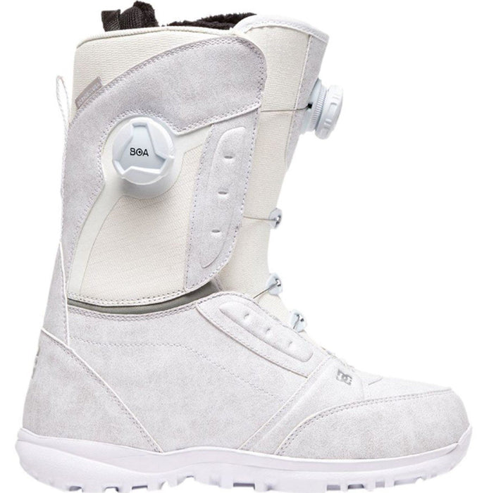DC Lotus Boa Snowboard Boots, US Womens Size 9 White New 2023