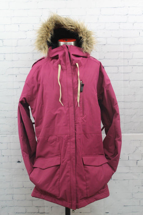 Ride Marion Insulated Snowboard Jacket Womens Medium Raspberry