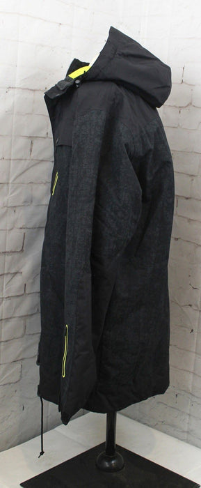 O'Neill Mens Meteorite Snowboard Jacket Large Black Out New