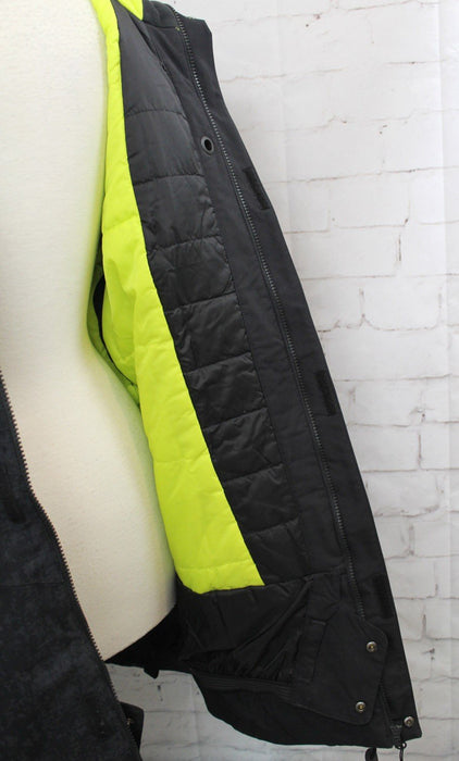 O'Neill Mens Meteorite Snowboard Jacket Large Black Out New