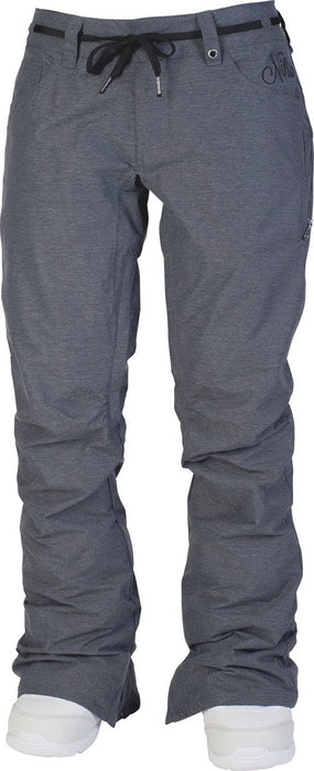 Nitro Metric Shell Snowboard Pants, Women's Small, Heathered Flint Grey