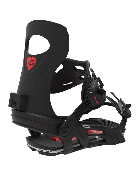Bent Metal Metta Snowboard Bindings Small - Medium (Women's 5-8), Black New