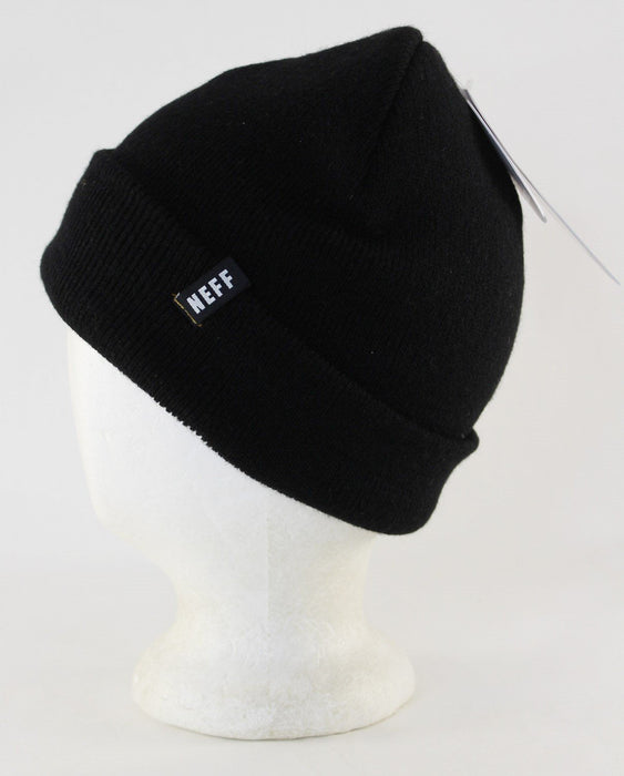 NEFF Baxter Cuffed Beanie, One Size Fits Most, Black New