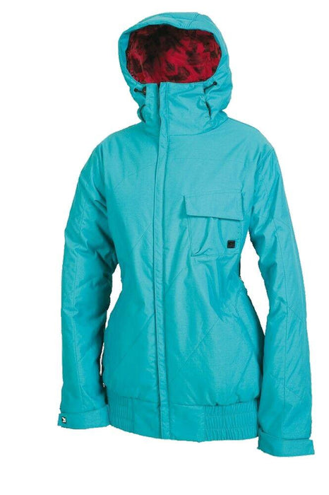 Nitro Confusion Insulated Snowboard Jacket Womens Size Large Dark Teal New