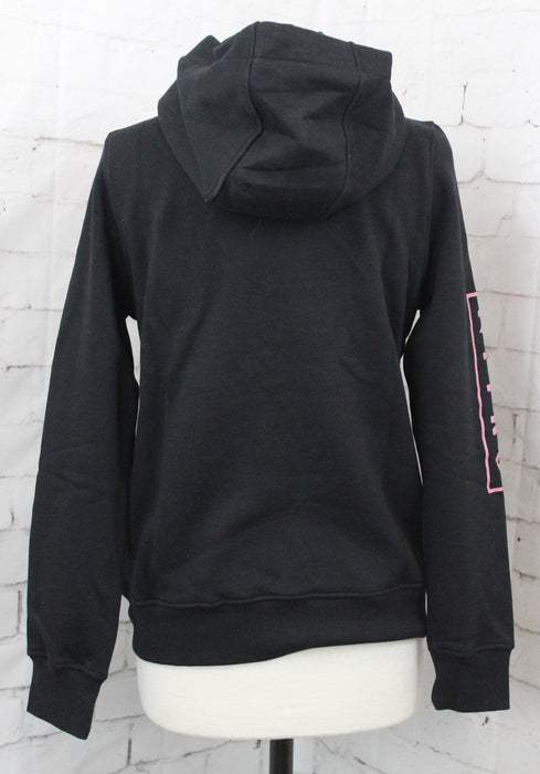 Nitro Snowboard Lectra Full Zip Hoodie Women's XS Extra Small Black New