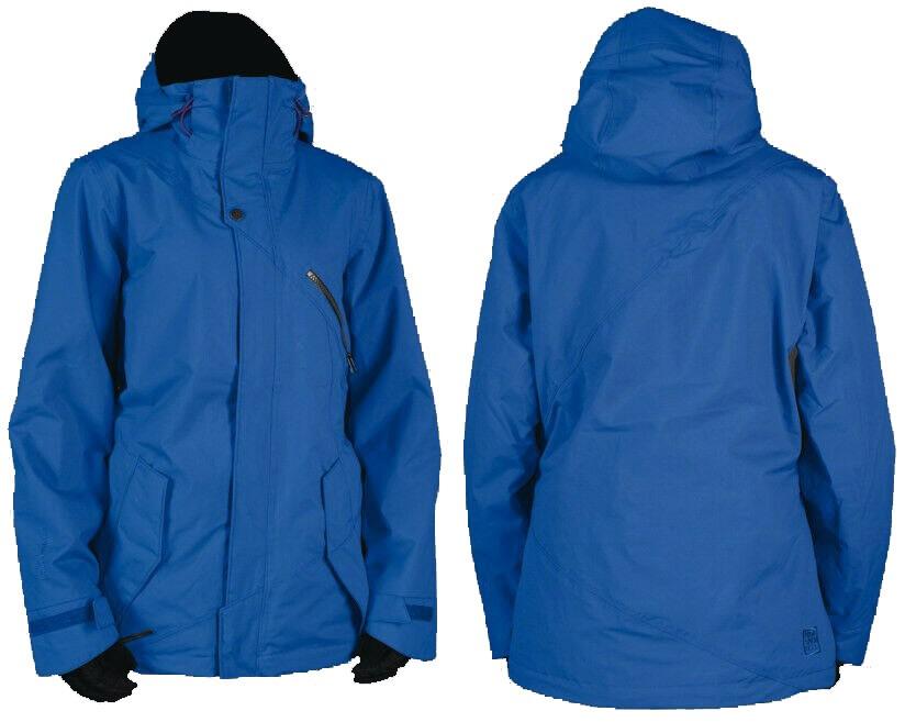 Nitro Stardust Shell Snowboard Jacket, Women's Size Small, True Blue Ripstop New