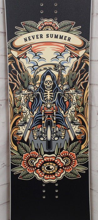 Never Summer Easy Rider Triple Camber Men's Snowboard 148 cm, New 2025