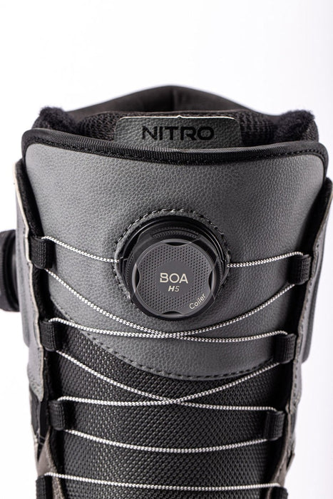 Nitro Team Boa Snowboard Boots US Men's Size 11 Dark Grey New 2027