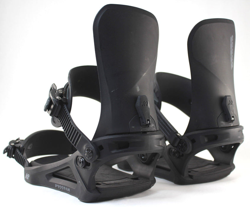 K2 Program Snowboard Bindings Medium (Men's US 5-9) Black 2024 - Demo