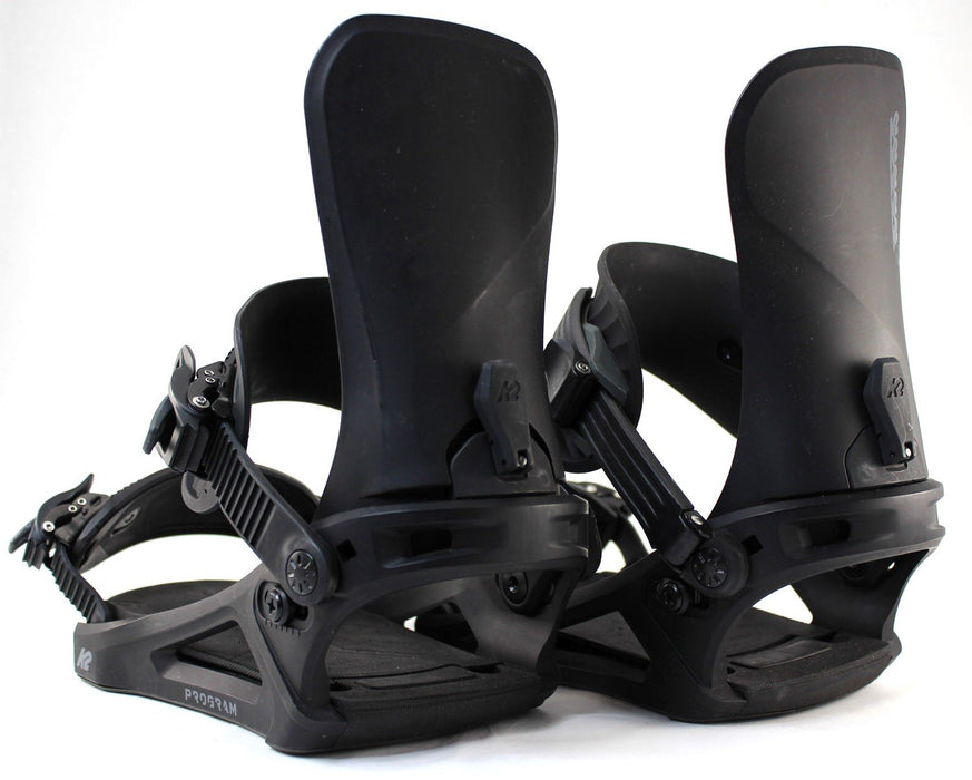 K2 Program Snowboard Bindings Medium (Men's US 5-9) Black 2024 - Demo