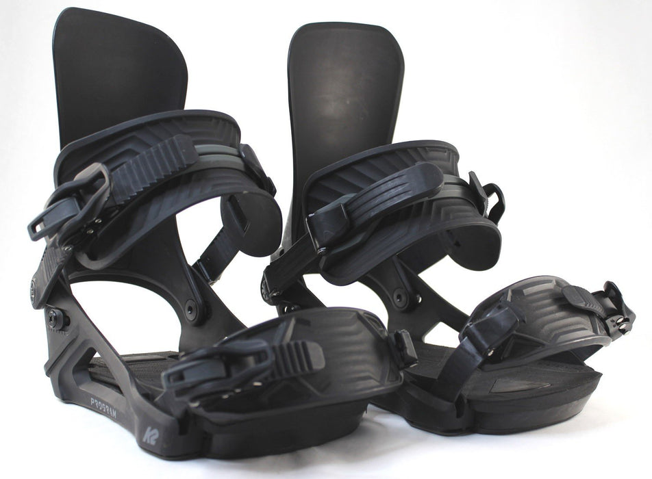 K2 Program Snowboard Bindings Medium (Men's US 5-9) Black 2024 - Demo