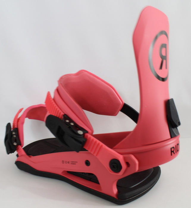 Ride C-9 Snowboard Bindings Large (Mens US Size 10+) Pink New 2023 C9